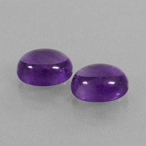 Achetez naturel 5.82ct Violet moyen-léger Améthyste gems, Coupe ovale, En provenance Brésil chez GemSelect. En stock, livraison internationale!