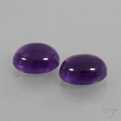 Shop natural 5.56ct Violet moyen Améthyste gems, ovale, from Brésil at GemSelect. In stock, global shipping!