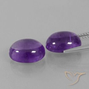 Shop natural 7.89ct Violet moyen Améthyste gems, ovale, from Brésil at GemSelect. In stock, global shipping!