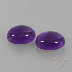 Shop natural 7.15ct Violet moyen Améthyste gems, ovale, from Brésil at GemSelect. In stock, global shipping!