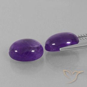 Shop natural 7.15ct Violet moyen Améthyste gems, ovale, from Brésil at GemSelect. In stock, global shipping!