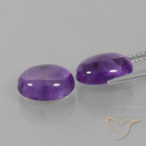 Shop natural 6.87ct Violet moyen Améthyste gems, ovale, from Brésil at GemSelect. In stock, global shipping!