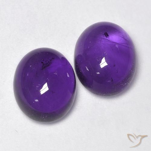 Shop natural 7.70ct Violet moyen Améthyste gems, ovale, from Brésil at GemSelect. In stock, global shipping!