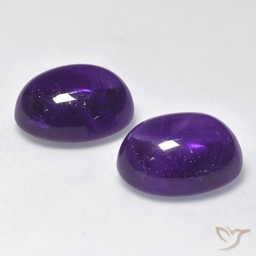 Shop natural 7.70ct Violet moyen Améthyste gems, ovale, from Brésil at GemSelect. In stock, global shipping!