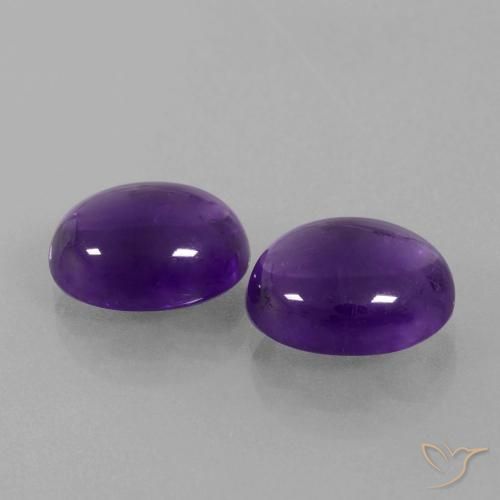 Shop natural 7.39ct Violet moyen Améthyste gems, ovale, from Brésil at GemSelect. In stock, global shipping!
