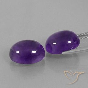Shop natural 8.43ct Violet moyen Améthyste gems, ovale, from Brésil at GemSelect. In stock, global shipping!