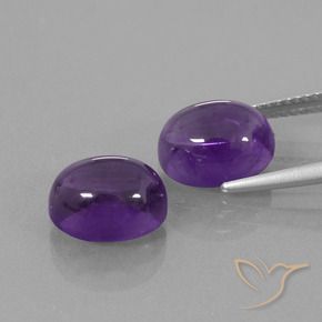 Shop natural 6.68ct Violet moyen Améthyste gems, ovale, from Brésil at GemSelect. In stock, global shipping!