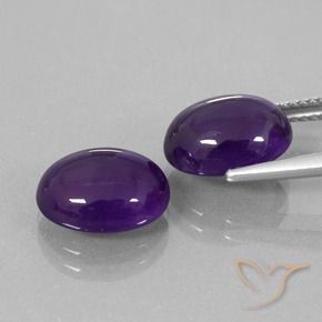 Shop natural 7.30ct Violet moyen Améthyste gems, ovale, from Brésil at GemSelect. In stock, global shipping!