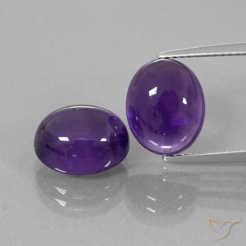 9.22ctw Naturel Violet moyen Améthyste, ovale, Transparent