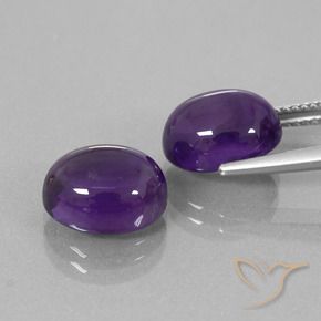 Shop natural 9.22ct Violet moyen Améthyste gems, ovale, from Brésil at GemSelect. In stock, global shipping!