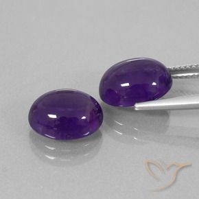 Shop natural 7.45ct Violet moyen Améthyste gems, ovale, from Brésil at GemSelect. In stock, global shipping!