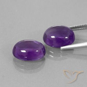 Shop natural 7.64ct Violet moyen Améthyste gems, ovale, from Brésil at GemSelect. In stock, global shipping!