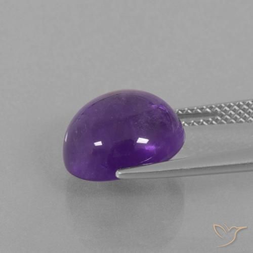 Améthyste Violet moyen-léger naturelle Tour, 5.61 ct, Transparent