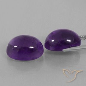 Shop natural 15.79ct Violet moyen-léger Améthyste gems, ovale, from Brésil at GemSelect. In stock, global shipping!