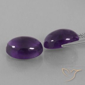 Shop natural 13.08ct Violet moyen-léger Améthyste gems, ovale, from Brésil at GemSelect. In stock, global shipping!