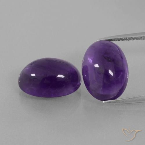 13.17ctw Naturel Violet moyen-léger Améthyste, ovale, Transparent