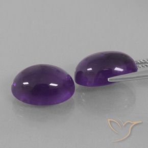 Shop natural 13.47ct Violet moyen-léger Améthyste gems, ovale, from Brésil at GemSelect. In stock, global shipping!