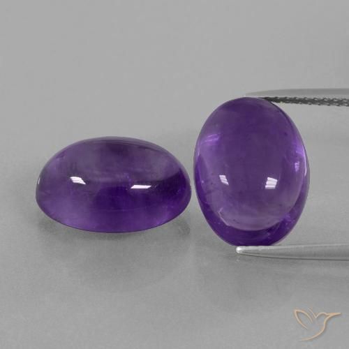 13.80ctw Naturel Violet moyen Améthyste, ovale, Transparent