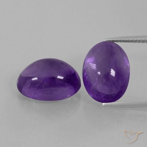13.74ctw Naturel Violet moyen Améthyste, ovale, Transparent