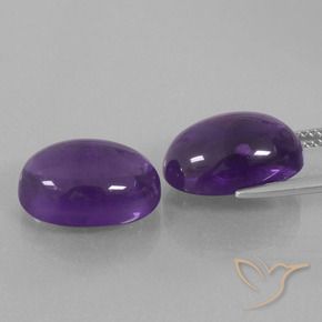 Shop natural 14.02ct Violet moyen-léger Améthyste gems, ovale, from Brésil at GemSelect. In stock, global shipping!