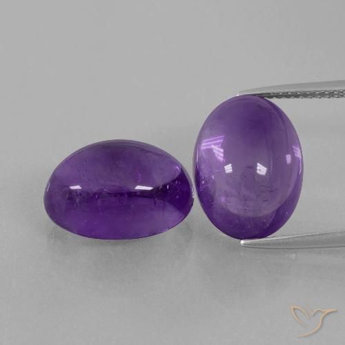 14.20ctw Naturel Violet moyen-léger Améthyste, ovale, Transparent