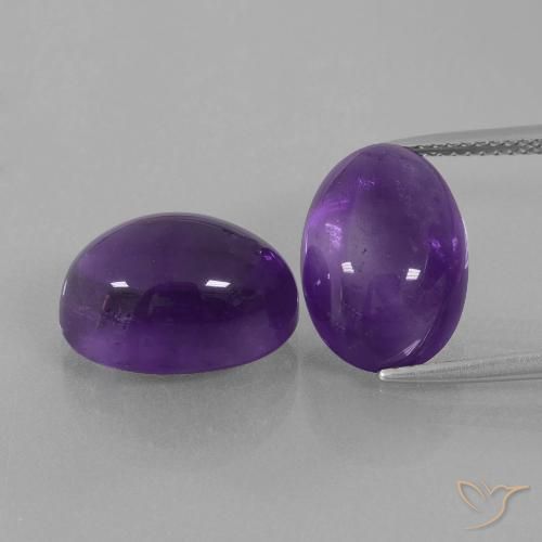 15.15ctw Naturel Violet moyen Améthyste, ovale, Transparent