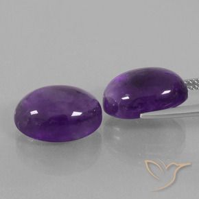 Shop natural 14.49ct Violet moyen Améthyste gems, ovale, from Brésil at GemSelect. In stock, global shipping!