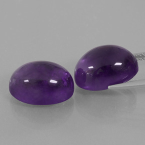 Achetez naturel ct Violet Améthyste gems, Coupe ovale, En provenance Brésil chez GemSelect. En stock, livraison internationale!