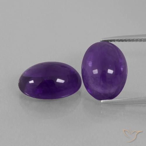 10.89ctw Naturel Violet moyen Améthyste, ovale, Transparent