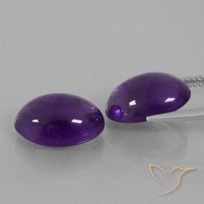 Shop natural 10.89ct Violet moyen Améthyste gems, ovale, from Brésil at GemSelect. In stock, global shipping!