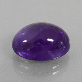 Améthyste Violet naturelle Coupe ovale, 7.23 ct, Transparent