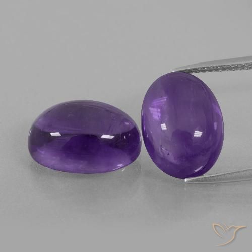 13.76ctw Naturel Violet moyen Améthyste, ovale, Transparent
