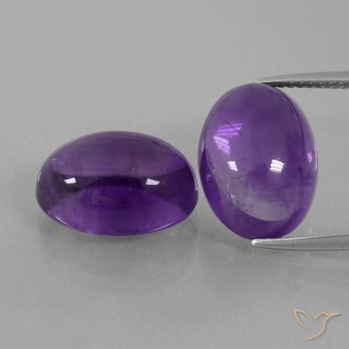 14.45ctw Naturel Violet moyen Améthyste, ovale, Transparent