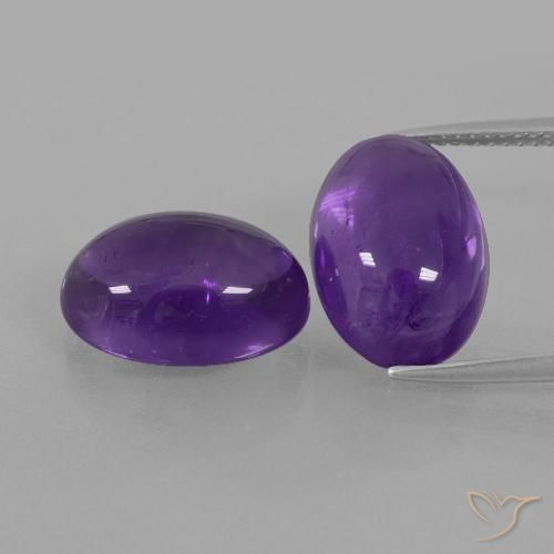 13.97ctw Naturel Violet moyen Améthyste, ovale, Transparent