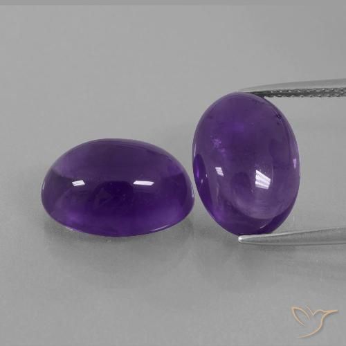 12.94ctw Naturel Violet moyen Améthyste, ovale, Transparent