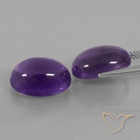 Shop natural 12.94ct Violet moyen Améthyste gems, ovale, from Brésil at GemSelect. In stock, global shipping!