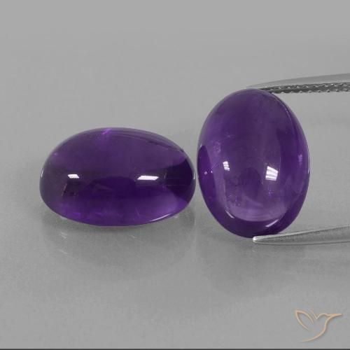 13.81ctw Naturel Violet moyen Améthyste, ovale, Transparent