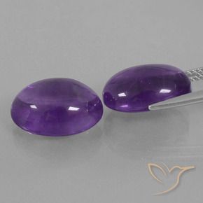 Shop natural 12.81ct Violet moyen Améthyste gems, ovale, from Brésil at GemSelect. In stock, global shipping!
