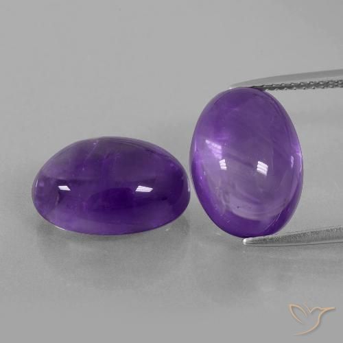 13.81ctw Naturel Violet moyen Améthyste, ovale, Transparent