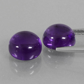 Achetez naturel ct Violet Améthyste gems, Coupe roude, En provenance Brésil chez GemSelect. En stock, livraison internationale!