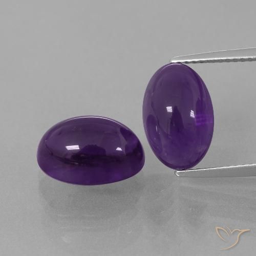 9.85ctw Naturel Violet moyen Améthyste, ovale, Transparent