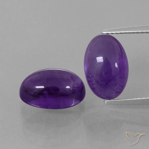 8.84ctw Naturel Violet moyen Améthyste, ovale, Transparent