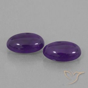 Shop natural 6.43ct Violet moyen Améthyste gems, ovale, from Brésil at GemSelect. In stock, global shipping!