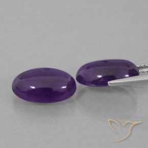 Shop natural 6.43ct Violet moyen Améthyste gems, ovale, from Brésil at GemSelect. In stock, global shipping!