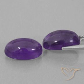 Shop natural 8.14ct Violet moyen Améthyste gems, ovale, from Brésil at GemSelect. In stock, global shipping!