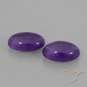 Shop natural 6.37ct Violet moyen Améthyste gems, ovale, from Brésil at GemSelect. In stock, global shipping!