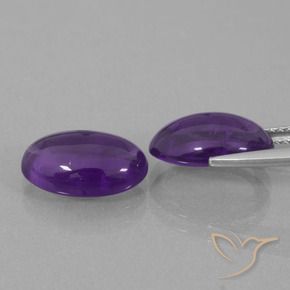 Shop natural 6.37ct Violet moyen Améthyste gems, ovale, from Brésil at GemSelect. In stock, global shipping!