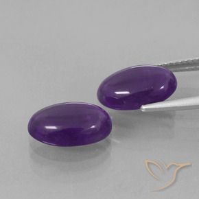 Shop natural 5.71ct Violet foncé Améthyste gems, ovale, from Brésil at GemSelect. In stock, global shipping!