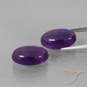 Shop natural 6.49ct Violet foncé Améthyste gems, ovale, from Brésil at GemSelect. In stock, global shipping!
