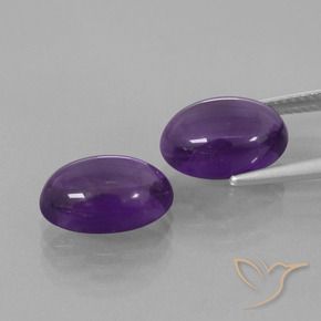 Shop natural 7.34ct Violet moyen Améthyste gems, ovale, from Brésil at GemSelect. In stock, global shipping!